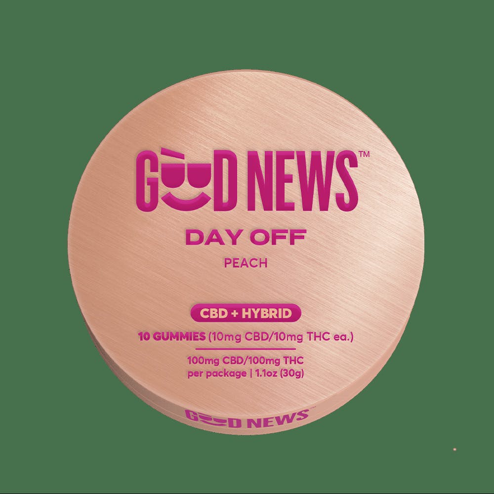 1:1 Day Off Peach Gummies - 10 Pack