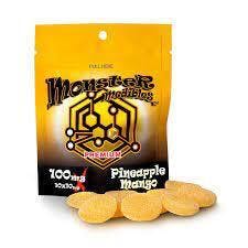Monster - Pineapple Mango 10x10 100mg Gummies (Rec)