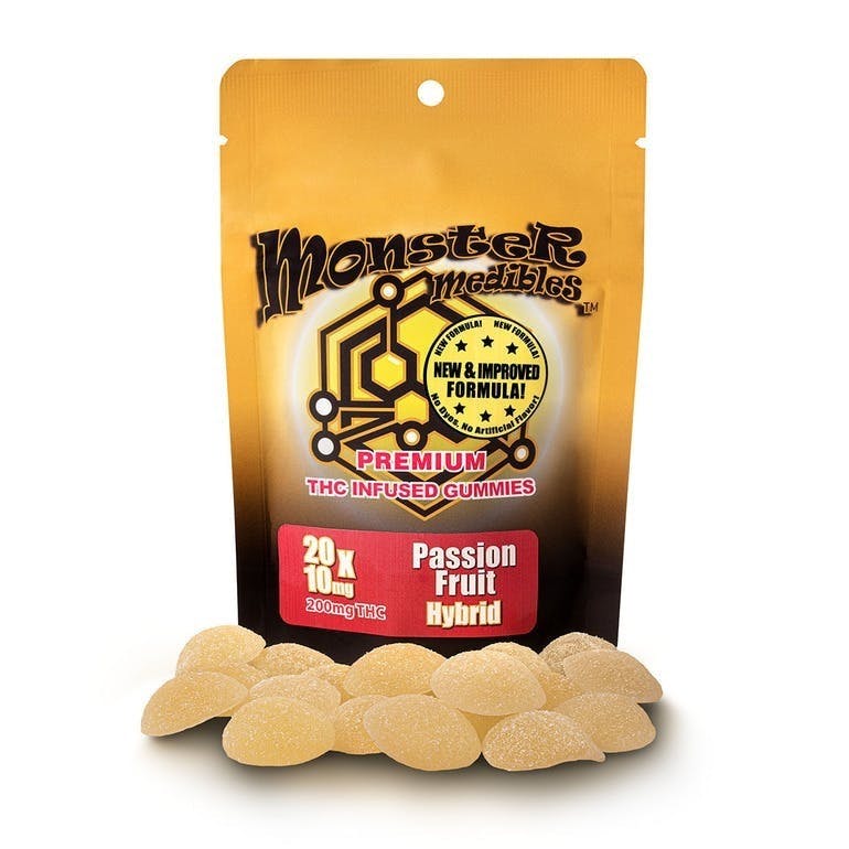 Monster - Passion Fruit 20x10 200mg Gummies