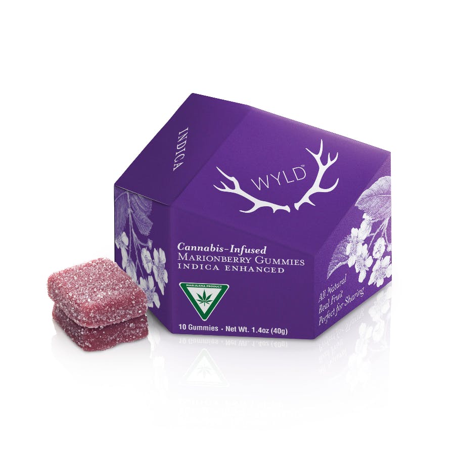 WYLD - Marionberry Indica Gummies 100mg (REC)