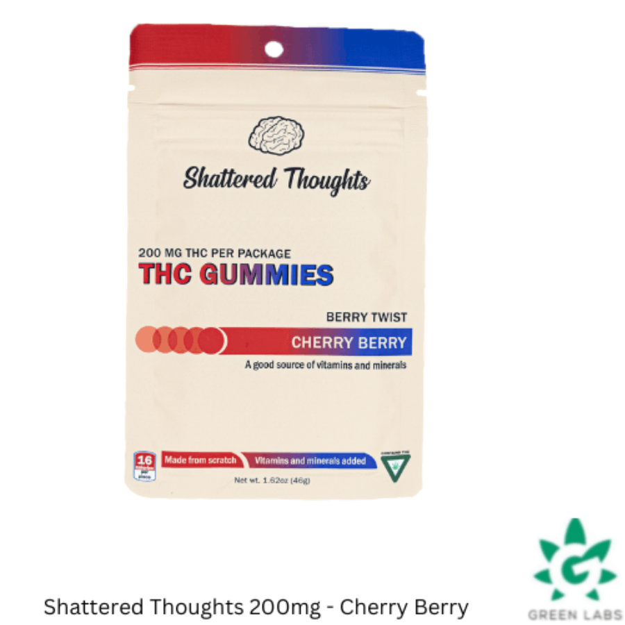 Shattered Thoughts 200mg Gummies - Cherry Berry
