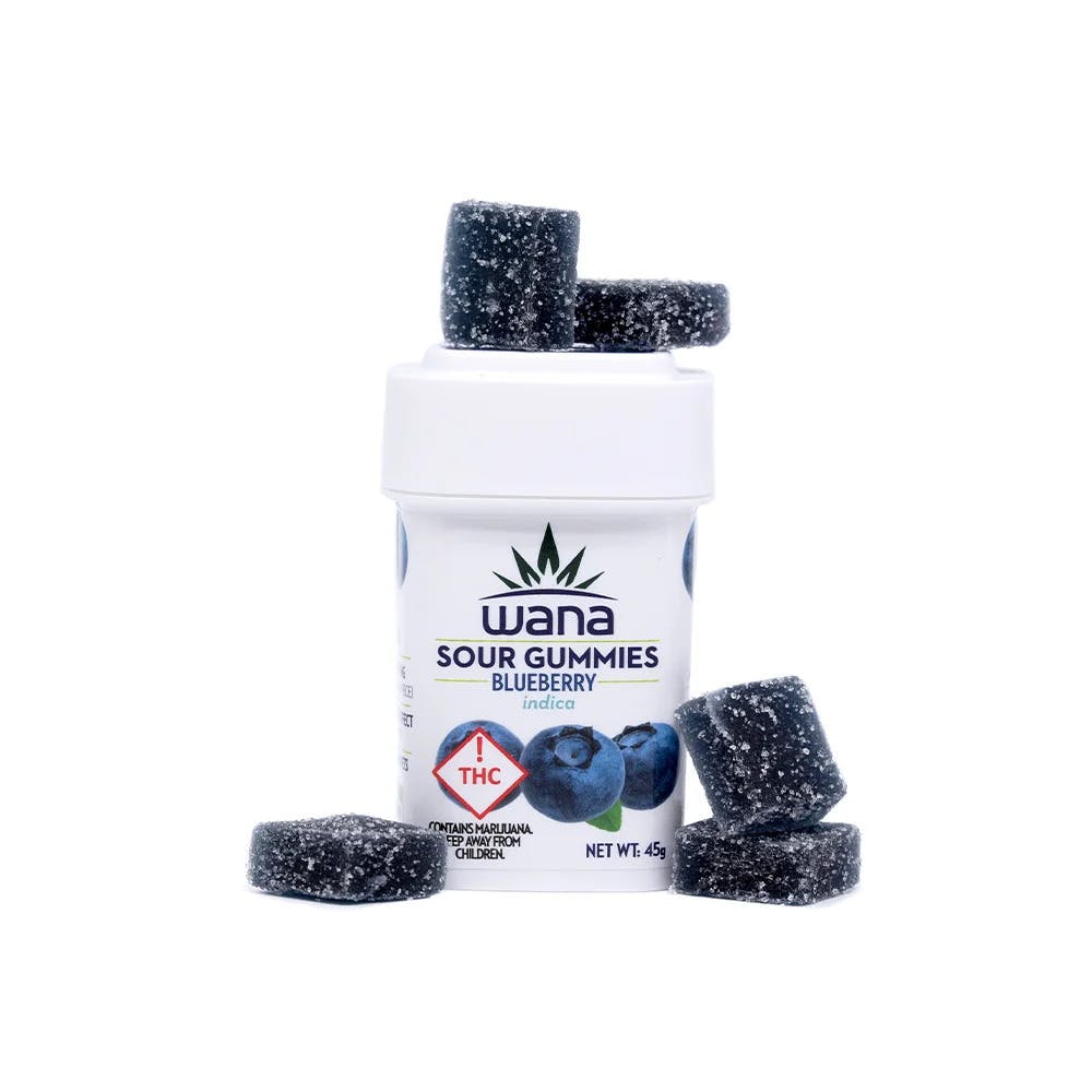Gummies | Organic Sour Wana | Blueberry