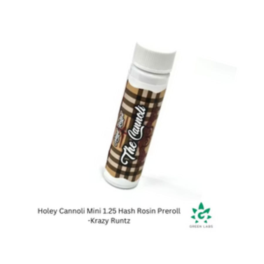 Holey Cannoli Mini 1.25g Rosin Pre-Roll - Krazy Runtz