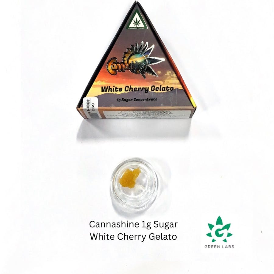 Cannashine 1g Sugar - White Cherry Gelato
