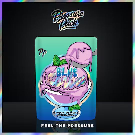(AU) - Pressure Pack | Blue Zorbet | 3.5g | Pre-Pack Flower