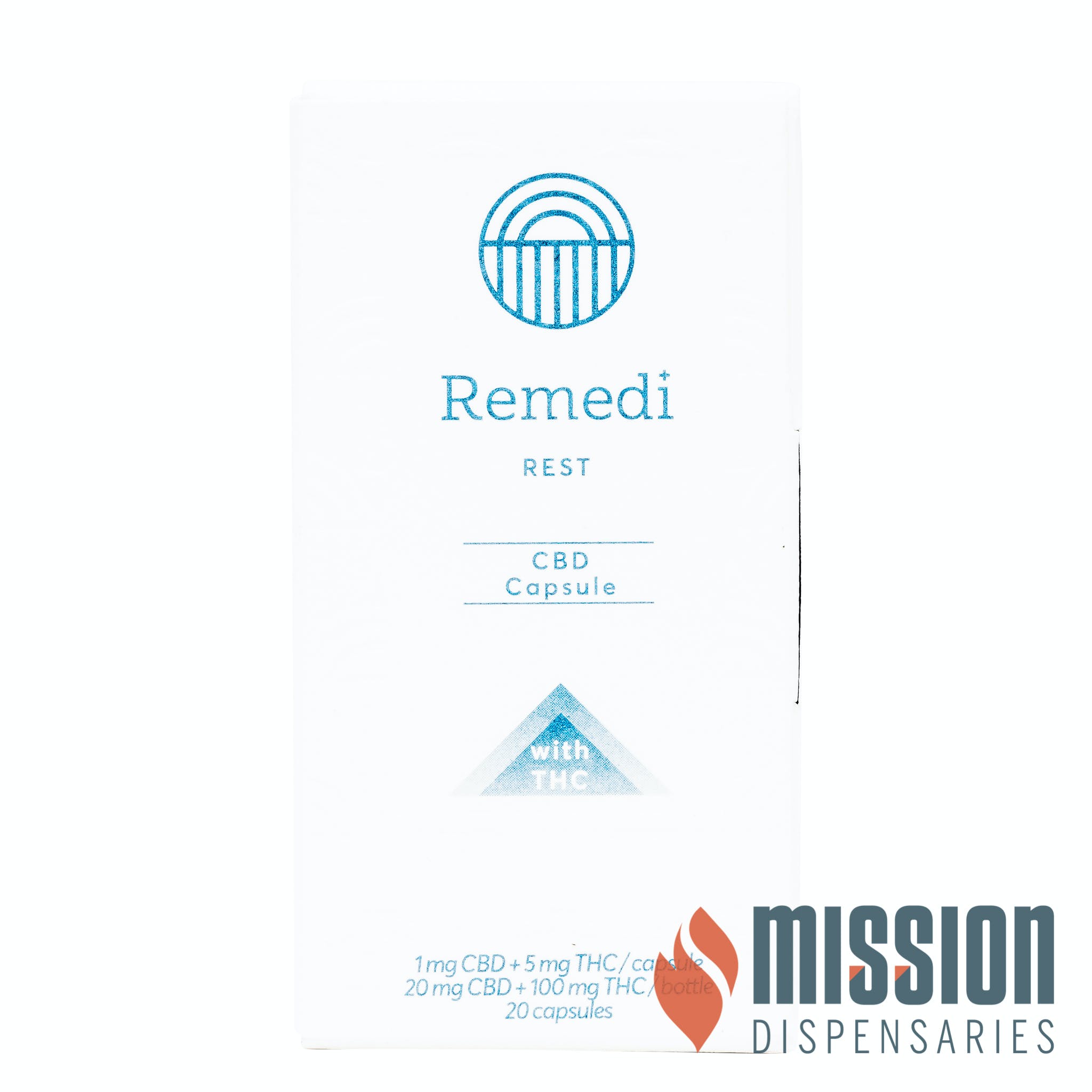 Capsules | Remedi | Rest [1:5 CBD/THC] [20pk]