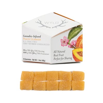 Peach 2:1 Gummies