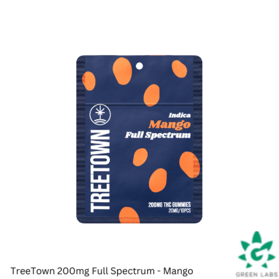 TreeTown 200mg Full Spectrum Gummies - Mango (Indica)