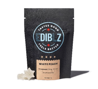 DIBZ White Peach 10 Pack (100mg THC)
