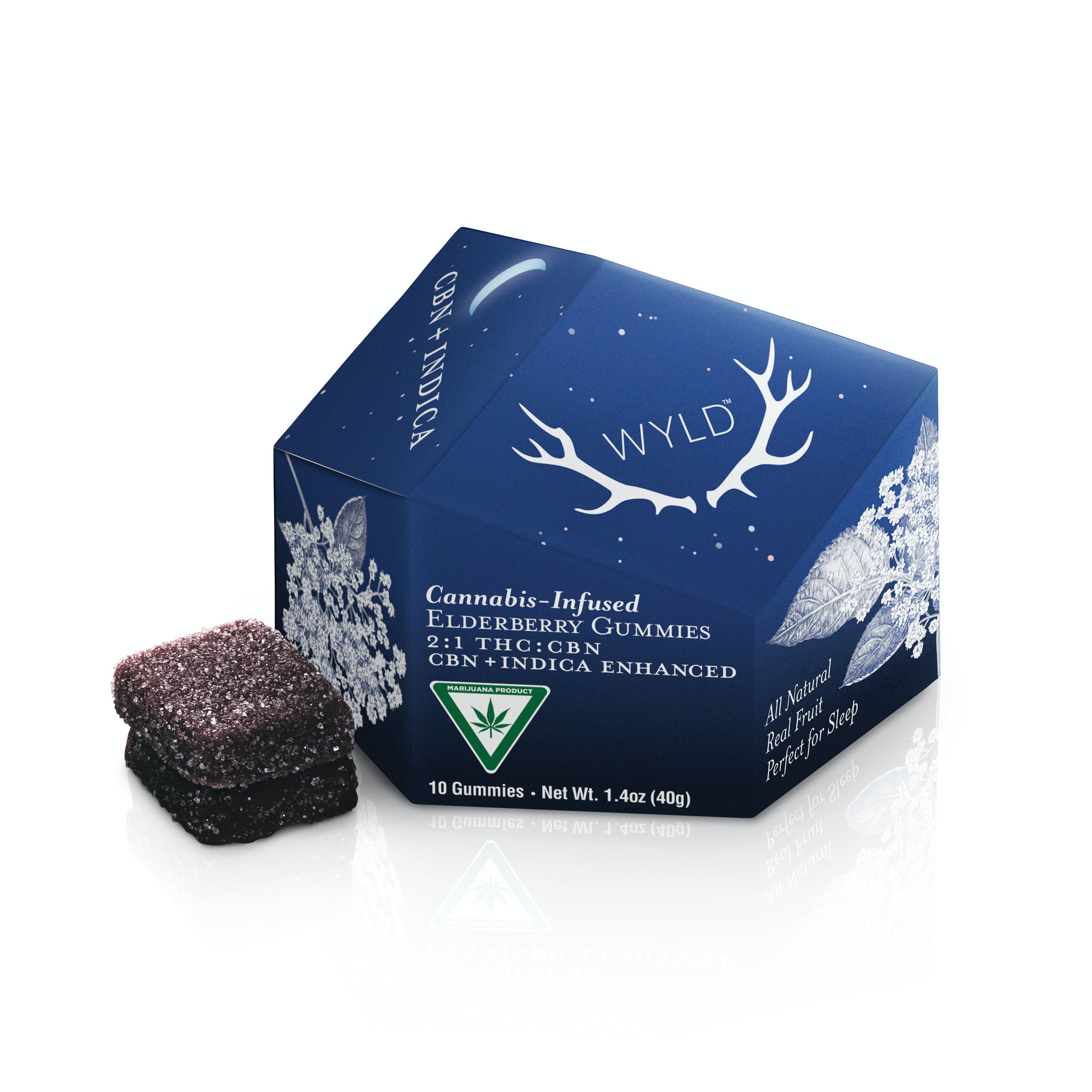 Elderberry 2:1 CBN + Indica Enhanced Gummies
