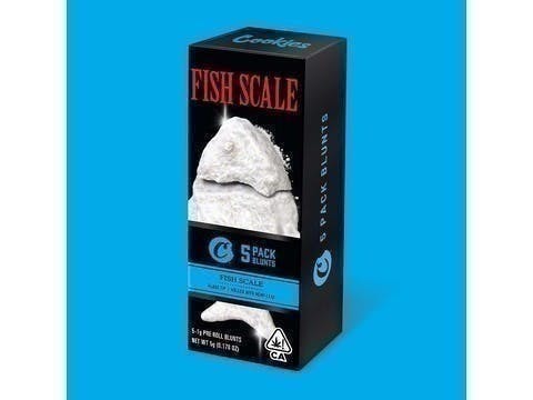 Cookies - Fish Scale - 5 pack Blunts (1g each)