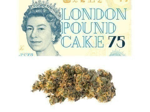 Cookies - London Pound Cake 75 - 6 pack Joints (0.58g each)